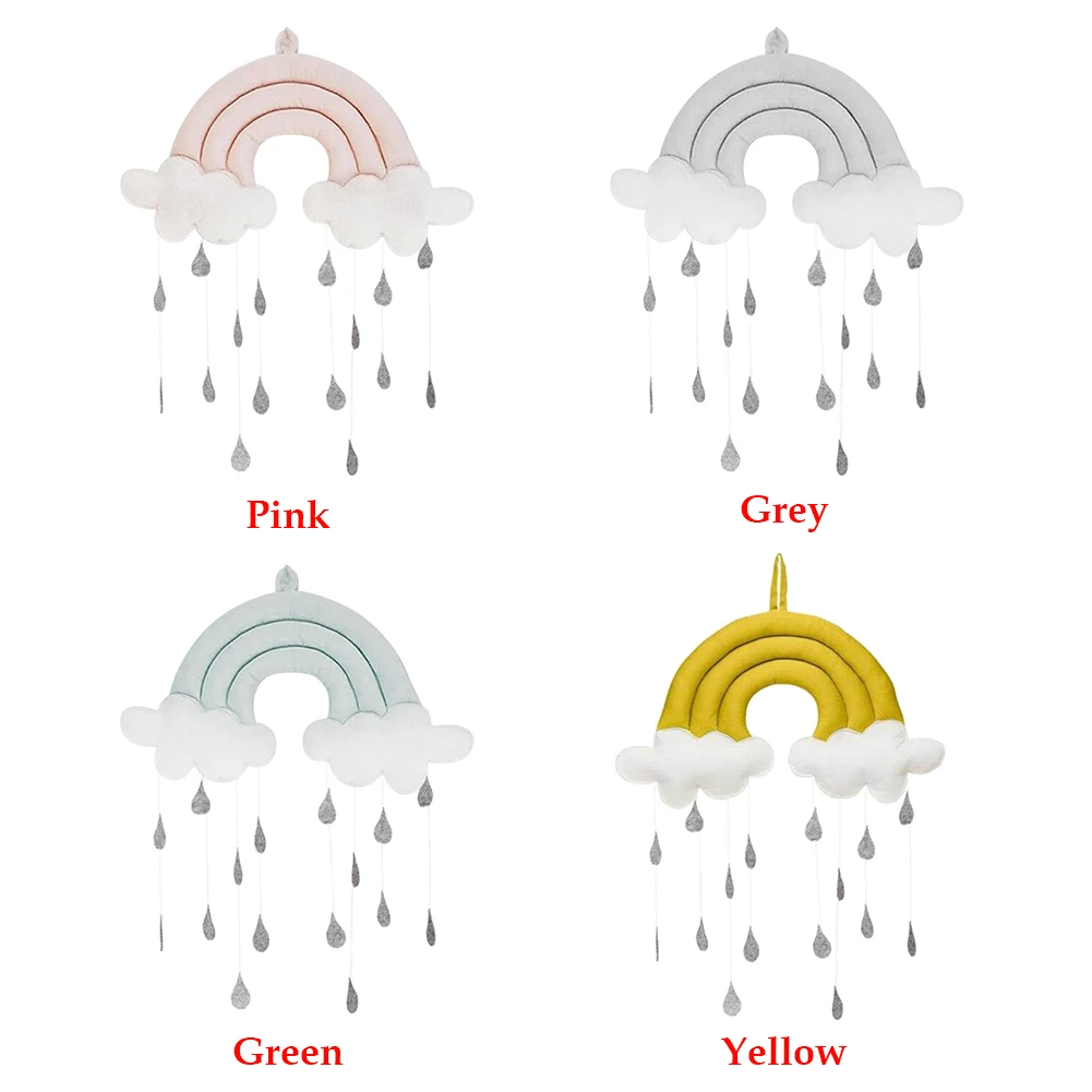 Подвеска Игрушка Детская кроватка палатка Мобильная подвесная комната ткань аксессуары милые подарки фотография украшение облако капля дождя реквизит детская