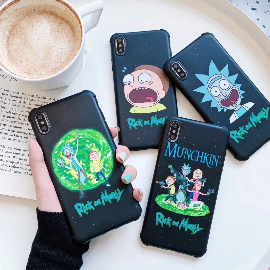 Американский мультфильм Рик и Морти Dragon Ball чехол для телефона Apple iPhone 7 8 6 6s Plus X XS Max