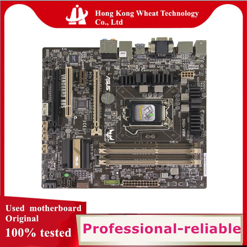 Untuk ASUS VANGUARD B85 Soket Motherboard LGA 1150 DDR3 SATA3 untuk Intel B85 Desktop Asli Mainboard Bekas