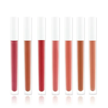 

Velvet Matte Lip Glaze Private Label Lasting Color Moisturizing Pop Color Low MOQ Customized Label