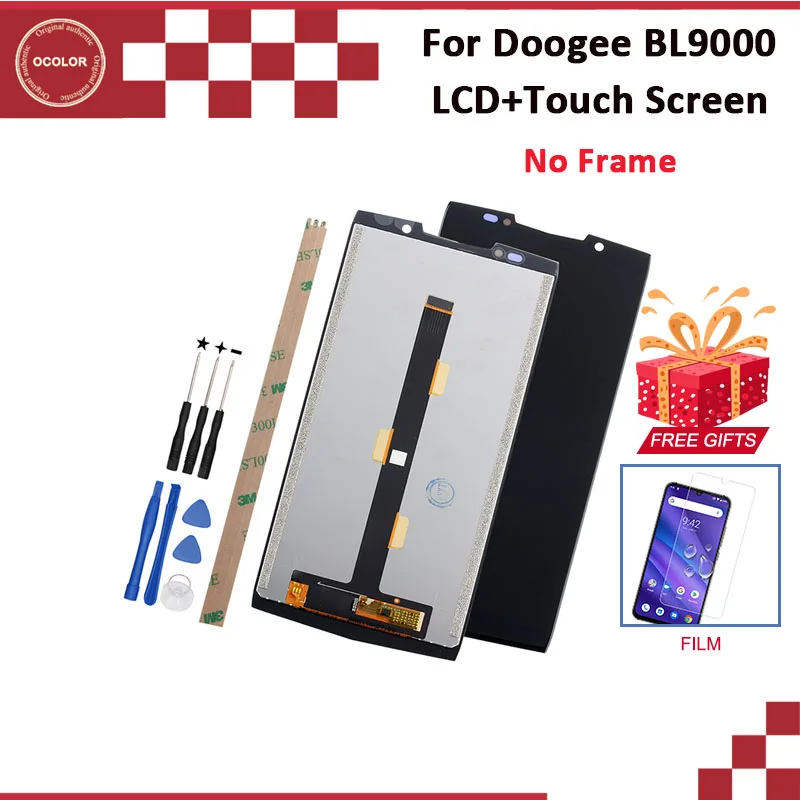 Цветной ЖК дисплей и сенсорный экран 5 99 дюйма Для Doogee BL9000 Протестировано для