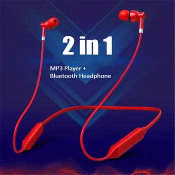 

Bluetooth Earphone Headphones Neckband Earphones In Ear Head Phones Sport Handsfree Headset Wireless Mp3 Handfree