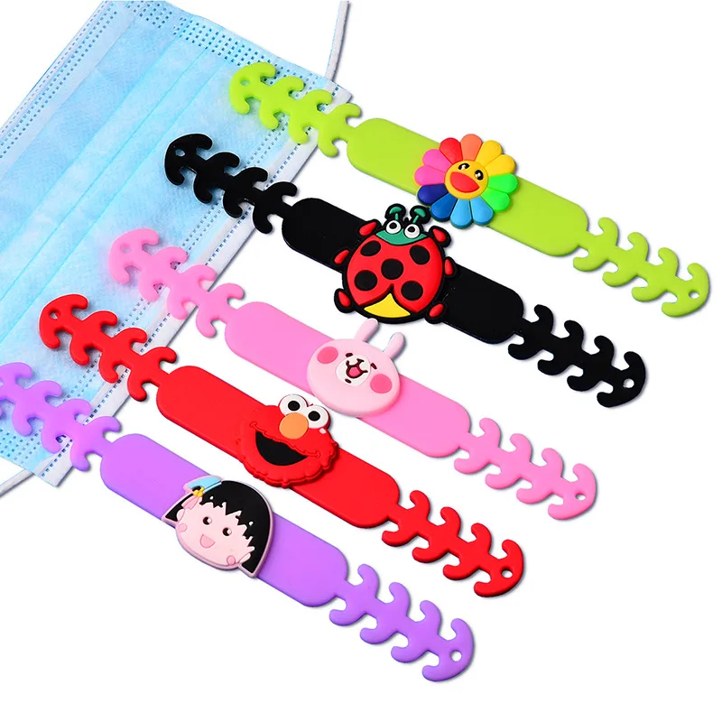 

10pcs Adjustable Anti-slip Mask Ear Grip Extension Hook Masks Buckle Holder Accessories Children's Earhook Elastic Adjust Buckle