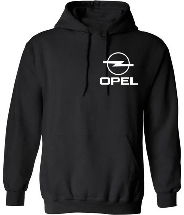 

man Tops Brand OPEL logo hoodies man woman Clothes solid colourr 2019