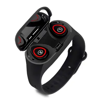 

PRO 2 in 1 Hate Rate Blood Pressure Monitor Sports Band Smart Bracelet Bluetooth Earphone Smartwatch Smart Band