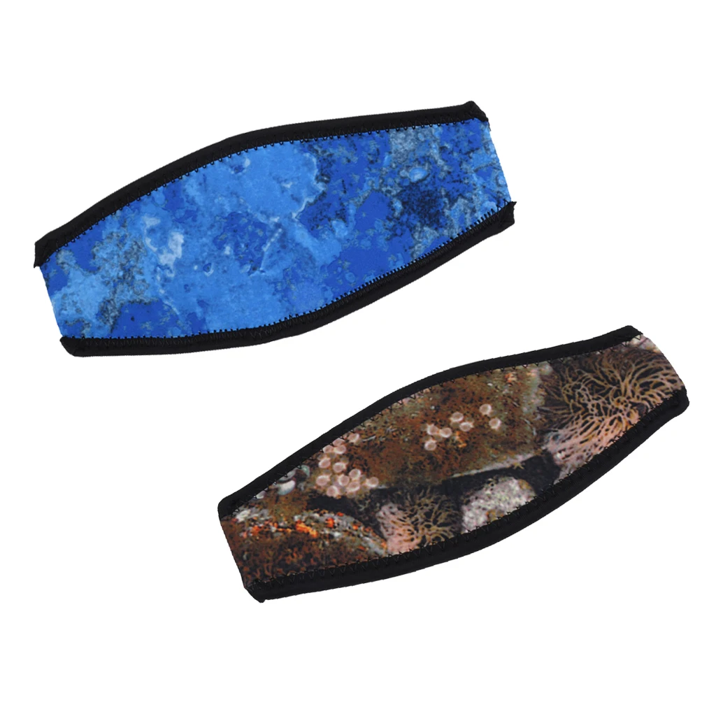 Underwater Scuba Diving Snorkel Mask Neoprene Padded Hair Strap Cover
