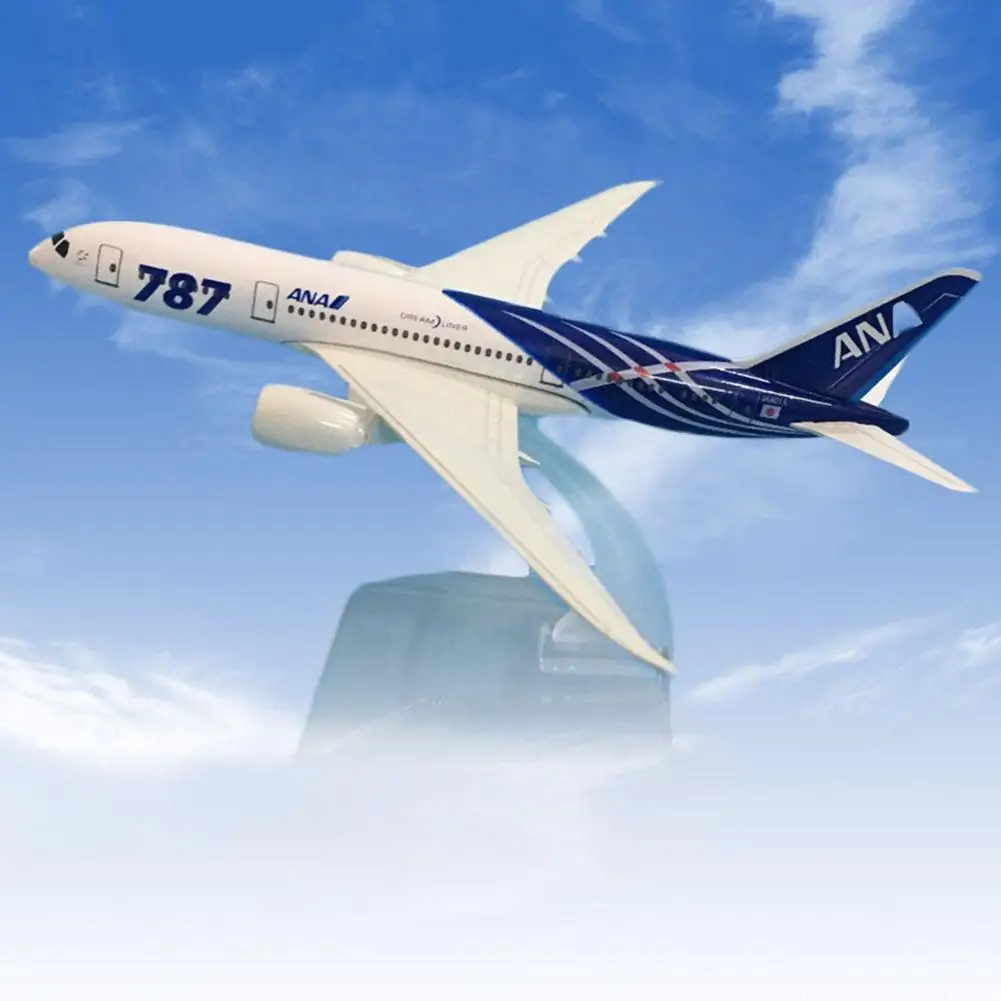 

16CM ALLOY METAL JAPAN AIR ANA AIRLINES BOEING 787 B787 JA8961 AIRWAYS AIRPLANE MODEL PLANE MODEL W STAND AIRCRAFT GIFT TOYS