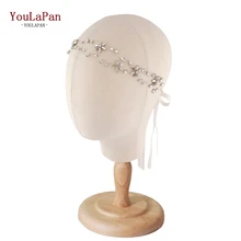 YouLaPan HP81 тиара горный хрусталь свадебный ободок аксессуары для волос для свадьбы свадебный ободок украшение для прически невесты повязка на голову