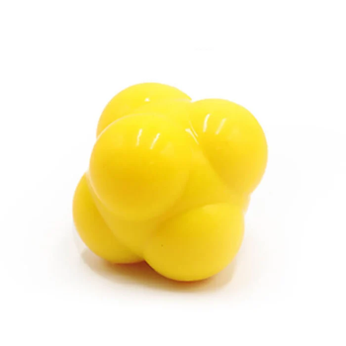 New 1 Pcs Portable Silicone Hexagonal Ball Fitness Reactions Training Elasticity Sports XD88