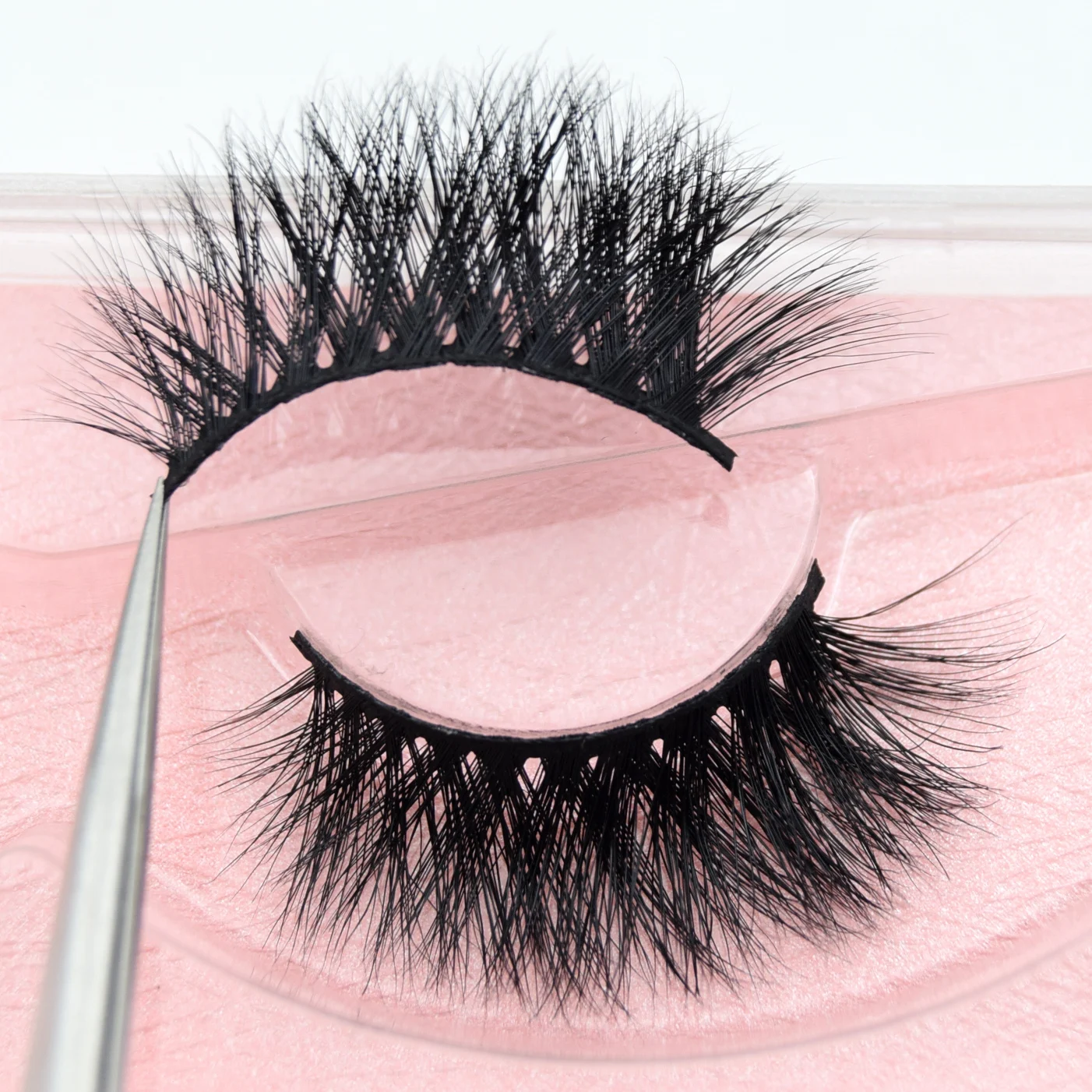 

Visofree 3D Mink one pair Eyelashes 100% Cruelty free Cross Lashes Fluffy Sexy Soft Makeup Cilios Handmade False Eye lashes M07