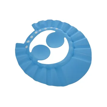 

Safe Shampoo Shower Bathing Protect Soft Cap Hat for Baby Children Kids (One Size, A-Yellow)