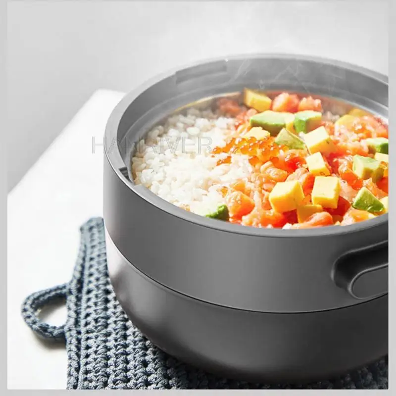220V Multifunctional steam rice cooker smart household 2L micro pressure cooker uncoated non-stick liner smini