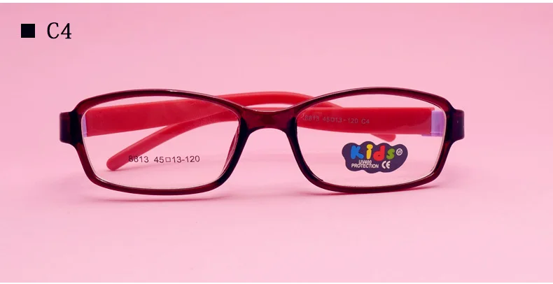 Детские ультралегкие очки для чтения, студенческие близорукие квадратные TR90 оправа, спортивные очки, оправа для дальнозоркости, амблиопии, для девочек и мальчиков