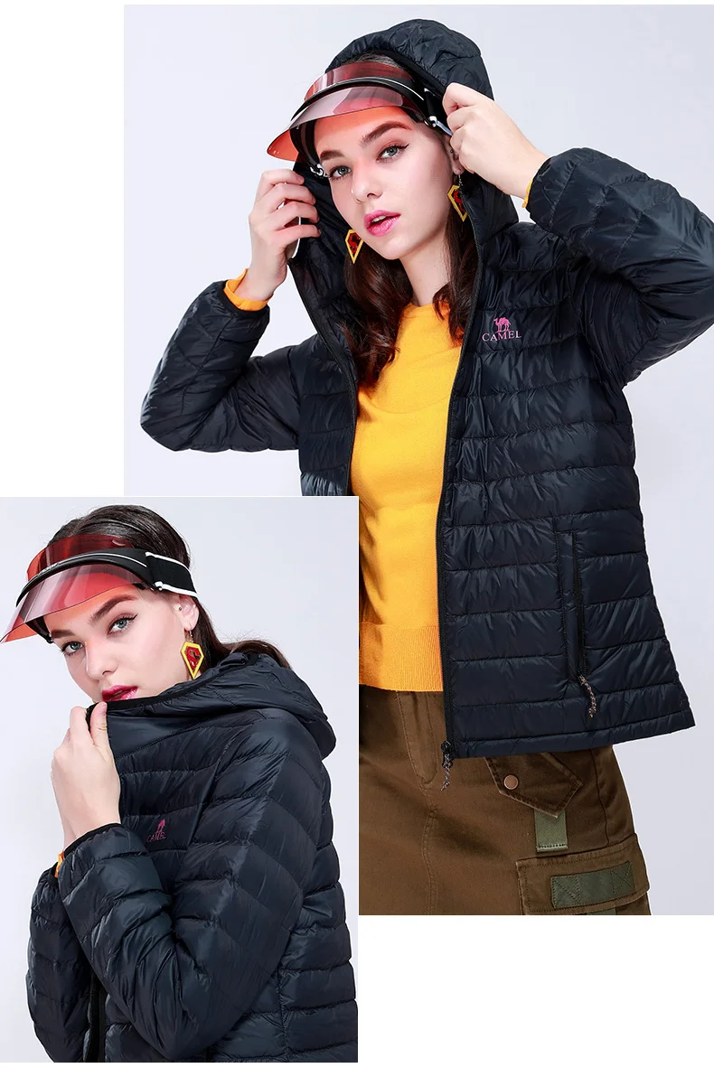 Короткая куртка на утином пуху белого цвета, пальто с гусиным пухом Northface с капюшоном для женщин и мужчин, ультра-светильник, теплая парка больших размеров