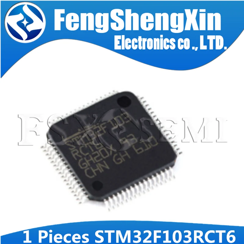 Микроконтроллер STM32F103RCT6 LQFP64 STM32F103 QFP QFP64 ARM 1 шт. | Электронные компоненты и