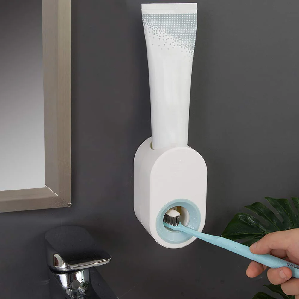 Автоматический Дозатор зубной пасты, набор аксессуаров для ванной комнаты, соковыжималки для зубной пасты, настенный держатель для зубной щетки