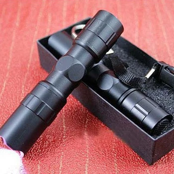 

Portable Camping Ultra Bright 3W AA battery Waterproof LED Mini Flashlight Torch Light with gift box