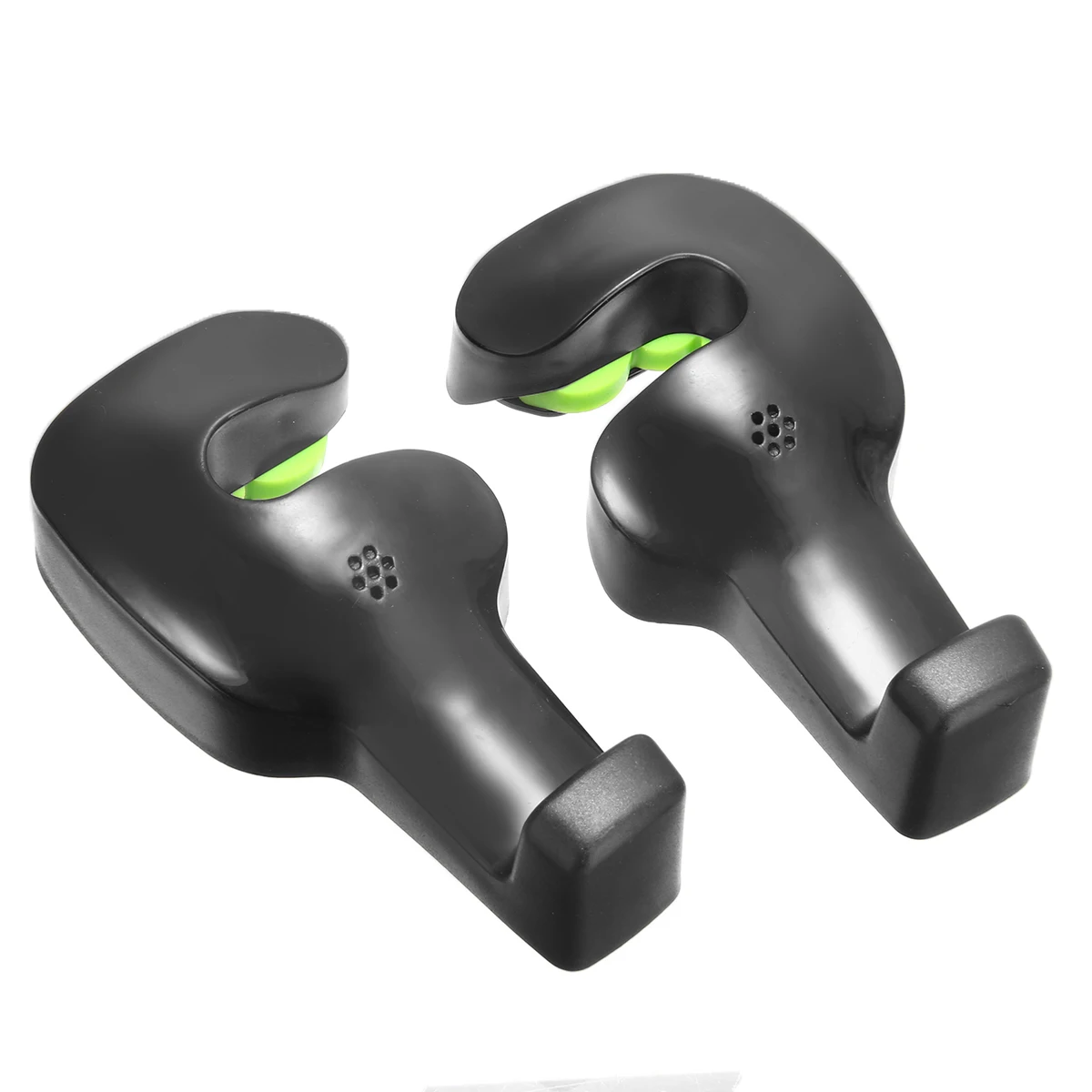 Auto Stowing Tidying 2pcs Black Car Seat Hook Multifunctional CAR Headrest Hanging Hanger Organizer Holder FOR Coat Purse Bag