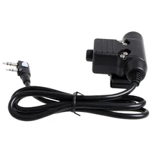 U94 PTT 2Pin рация трансивер для KENWOOD TYT BAOFENG 5R радио гарнитура