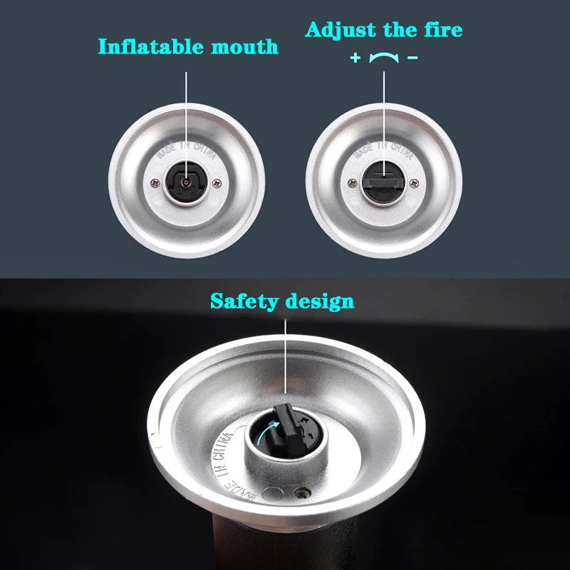 1pc Butane Lighter Torch Refillable Adjustable Flame Lighter Chef Cooking Torch Outdoor BBQ Ignition Picnic Tool Dropshipping