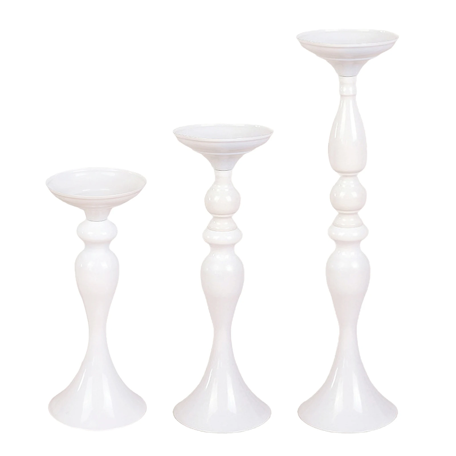 Candle Holder Metallic Candlestick Candelabra Flower Vase Centerpiece Ceremony Party Dinner Event Restaurant Decoration | Дом и сад
