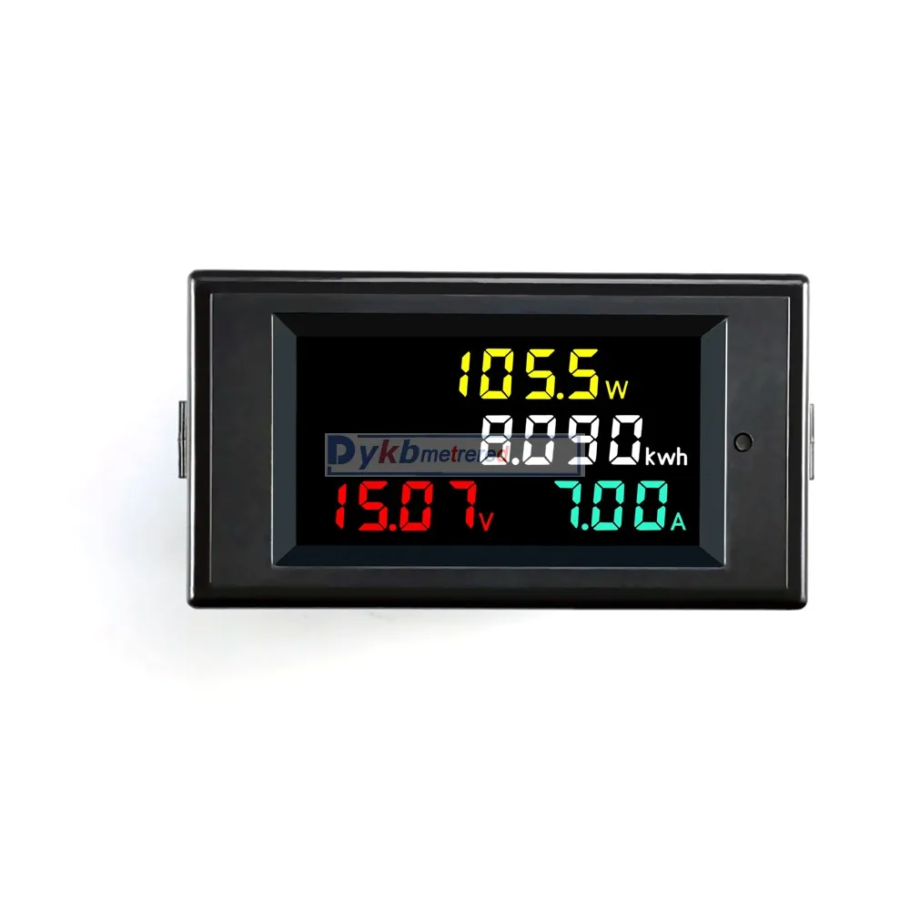 4 в 1 DC 14 600V 0 100A ЖК дисплей цифровой измеритель напряжения тока активной энергии