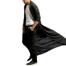 Модные мужские кардиганы, верхняя одежда, повседневная тонкая однотонная длинная рубашка, топы, длинное пальто, верхняя одежда размера плюс, зимняя Осенняя мужская блузка, топы