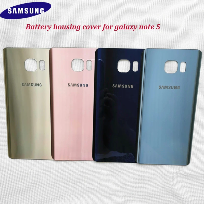 3D стекло samsung galaxy note5 note 5 Чехол официальная батарея задняя крышка Защитная