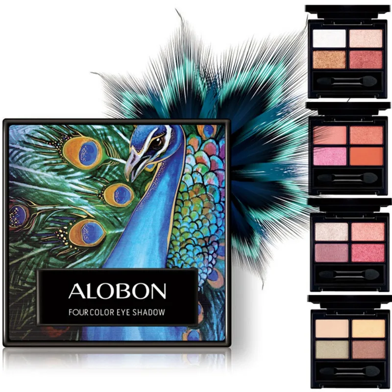 

New 4-color Matte Shimmer Eyeshadow Palette Waterproof Smudge-proof Long-lasting Colorfast Eye Shadow