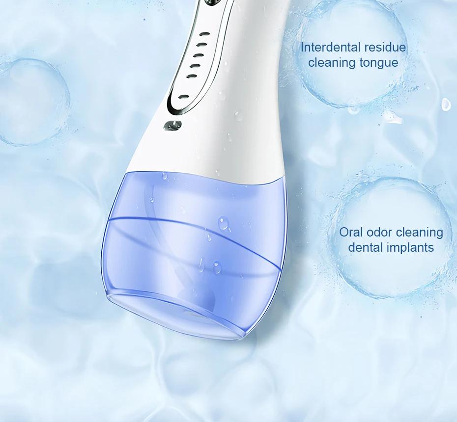 H20floss 5 режимов ирригатор для полости рта портативный водный ирригатор зубная нить USB перезаряжаемая струя воды 300 мл очиститель зубов