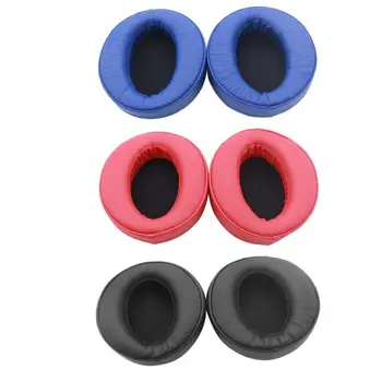 

2pcs Earphone Earpads Soft Foam Leather Cushion Soft Comfortable Durable Protein Leather for Sony MDR-XB950BT Headphone