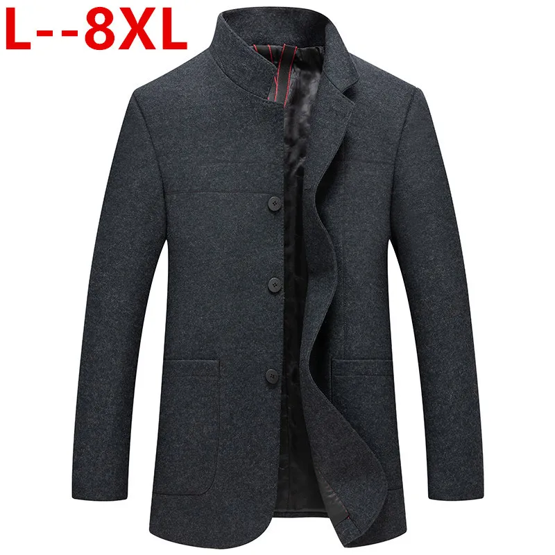 Большие размеры 8XL 6XL 5XL 4XL 2020 Новое поступление Зима Высокое качество шерсть