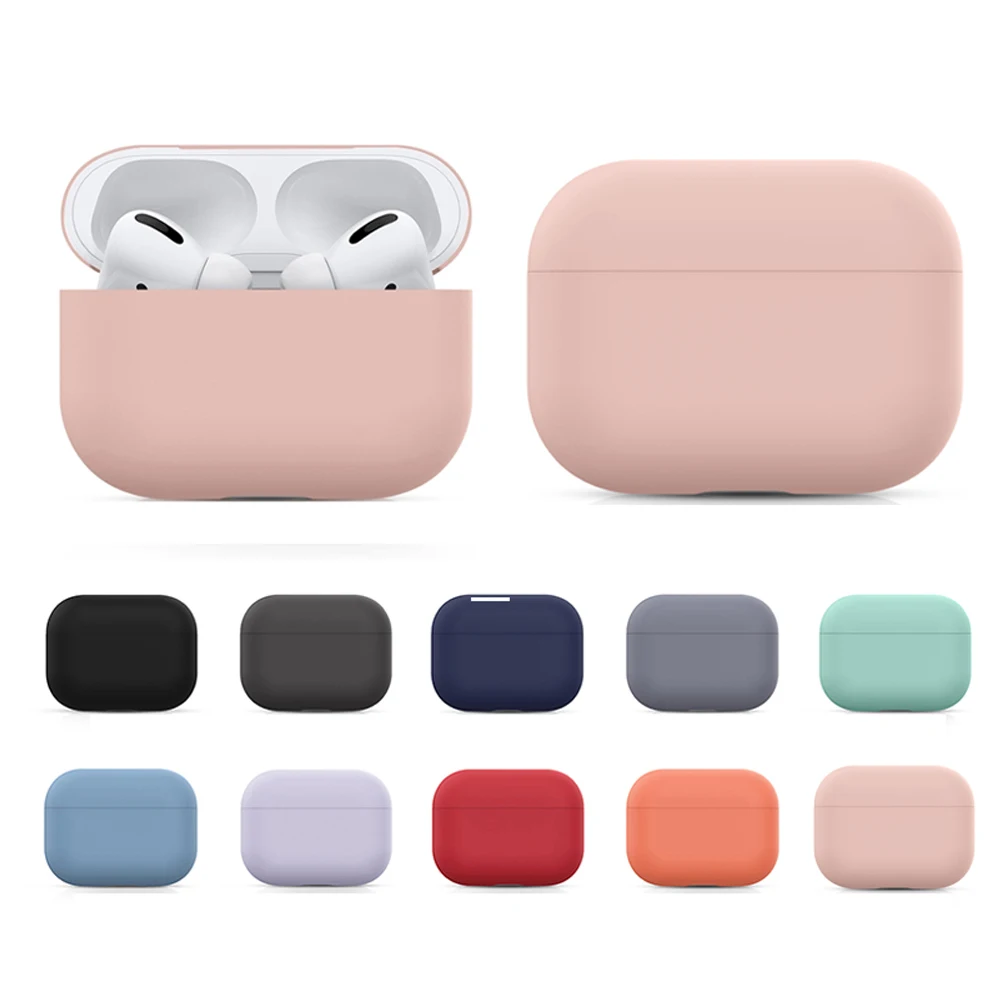 Силиконовый чехол для Airpods Pro беспроводные Bluetooth наушники зарядное устройство