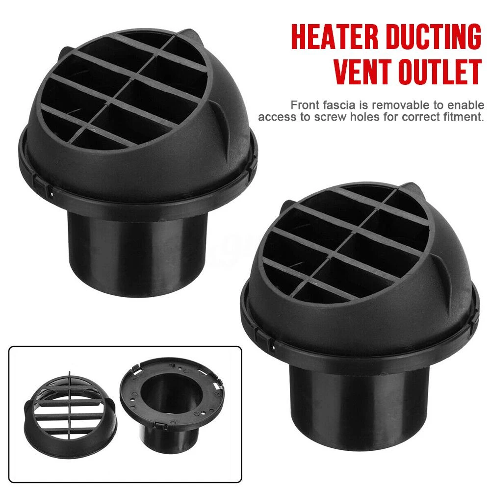Car Parts Motors Car Heater Parts 75mm Diesel Ducting Warm Air Vent