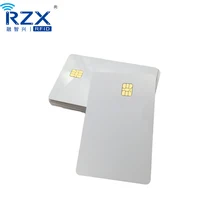 20 шт. низкая цена CR80 струйная пустая карта с AT24C01 Смарт контактные; заготовки для струйного принтера