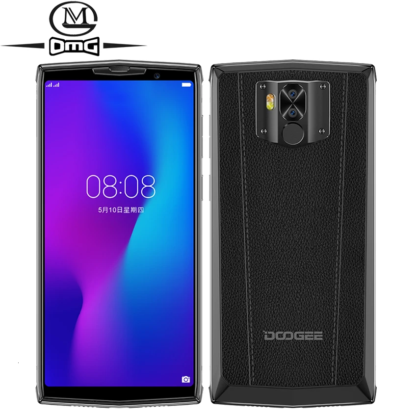 DOOGEE N100 NFC 10000 мАч Android 9,0 мобильный телефон 4 Гб+ 64 Гб 5,99 ''FHD+ дисплей Helio P23 MT6763 Восьмиядерный 21MP 4G смартфон