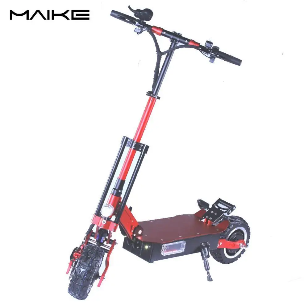 

kk10s 8 inch tire MAIKE 2000W dual motor offroad fat tire foldable electric scooter adult