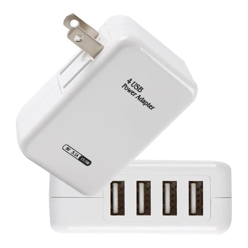 USB зарядное устройство Замена для iPhone samsung Android 5V 4 порта мобильного телефона Универсальный Быстрый Настенный адаптер