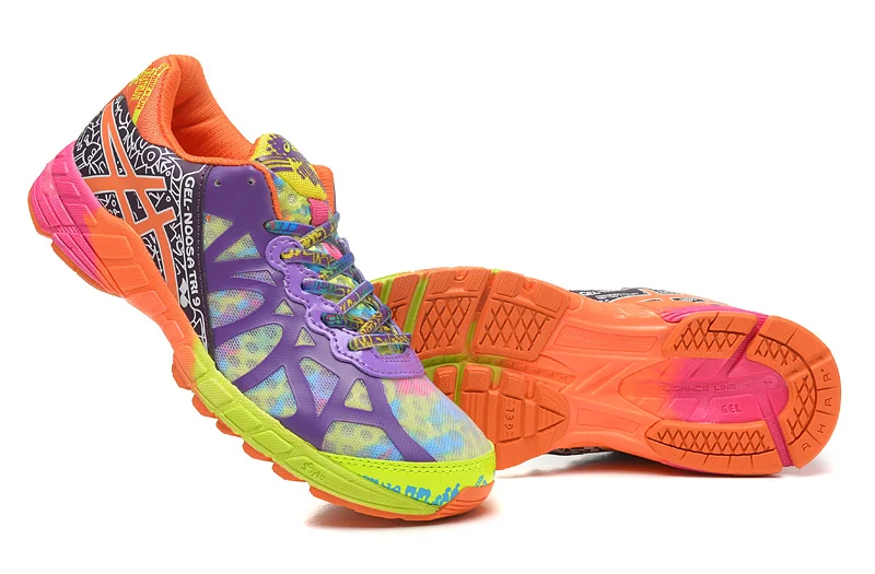 Официальный Asics Gel-Noosa TRI9 женская обувь дышащая устойчивая обувь для бега уличная теннисная обувь Классическая Hongniu