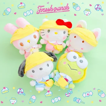 

Sanrio Hello Kitty My Melody Pochacco Keroppi Cartoon Plush Toy Doll Bag Ornaments Hang Decorations Bag Pendant for Girls Gifts