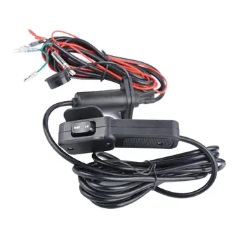 

ATV Handlebar Replacement Winch Mini Rocker Switch 11' WATERPROOF Winches