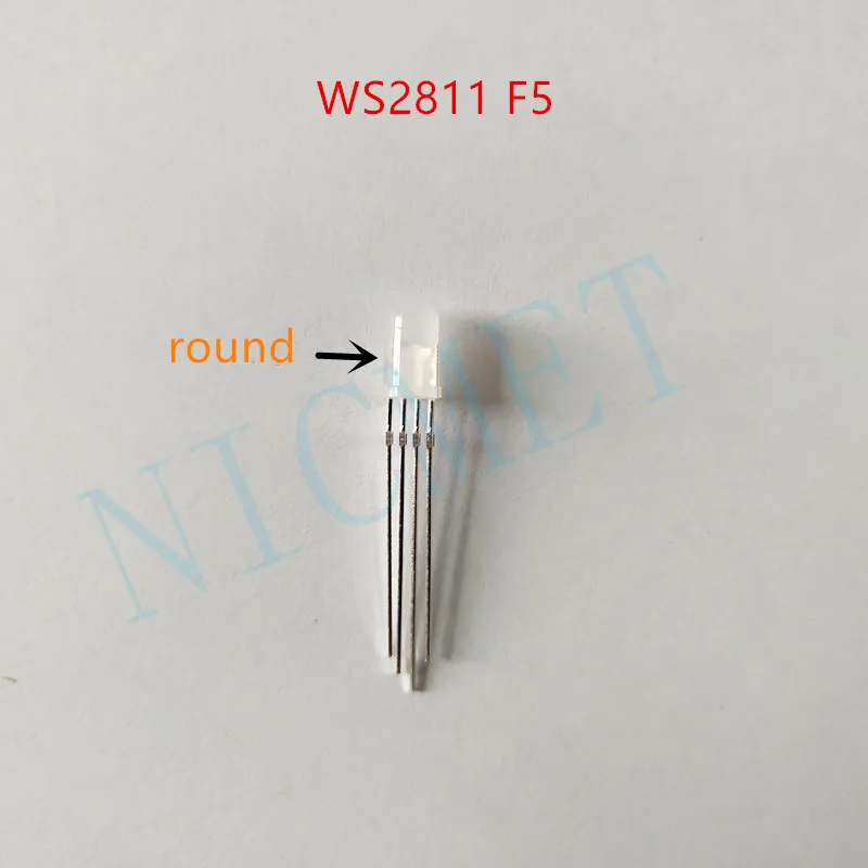 LED Strip Lights LED Strip Light LED Light Strip LED Decorative Lights Decorative LED Strip Light DC5V WS2811 F5 5mm F8 8mm Round hat RGB LED WS2811 chipset inside RGB Full color Frosted Chips