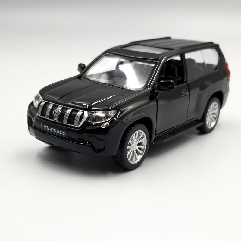 1:42 Масштаб Toyota Prado SUV литая металлическая модель автомобиля для коллекции друзей подарок для детей