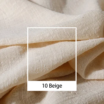 

5 Meters Patchwork Decoration Linen Fabric Solid Cambric Thin Quilting Soft Crafts Material Organic For Clothing DIY Sewing Home