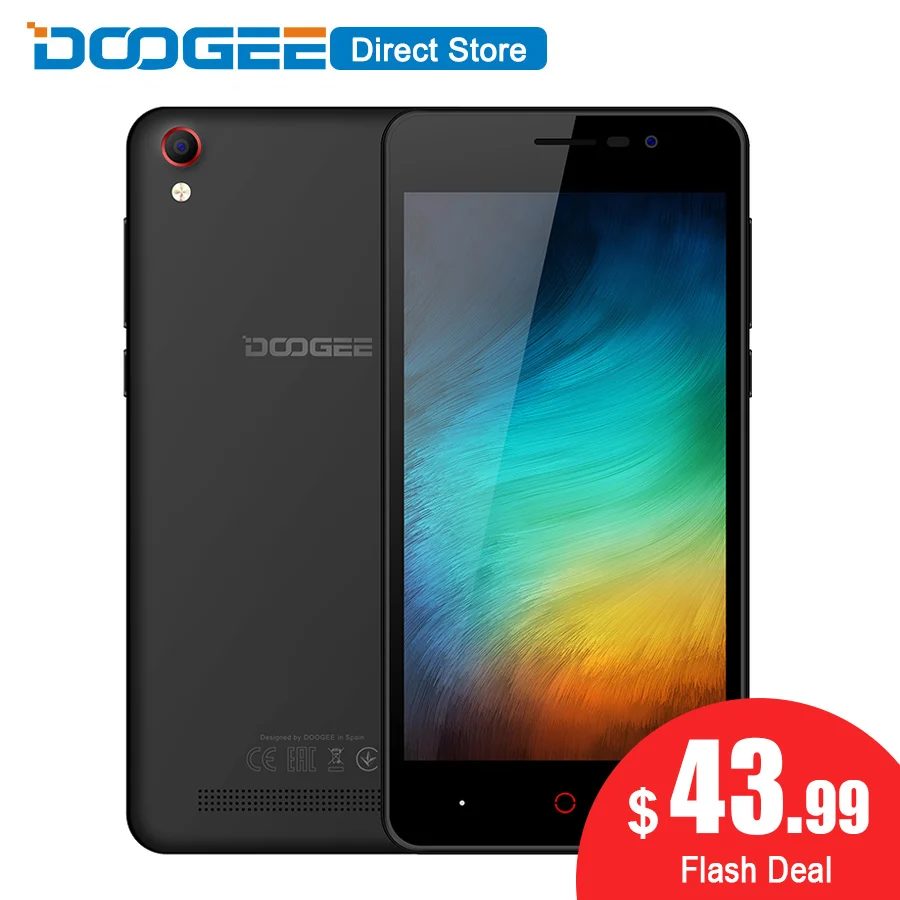Doogee X100 Мобильный телефон MTK6580 четырехъядерный Android 8 1 ГБ ОЗУ Гб ПЗУ 3g WCDMA 5.0MP