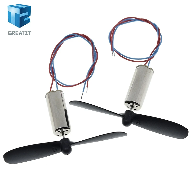 GREATZT 1 комплект = 2 шт. двигатель постоянного тока без сердечника с пропеллером