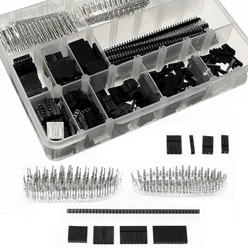 

680pcs/Set Dupont Connector Kit 2.54mm Pitch Pin Housing Connector Jumper Connectors Kit VDX99