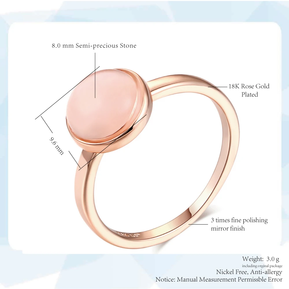 Opal Cat's Eye Stone Rings For Women Korean Style Rose Gold Color Party Wedding Jewelry R153 gold color rings gold color ring finger ring wedding rings wedding ring