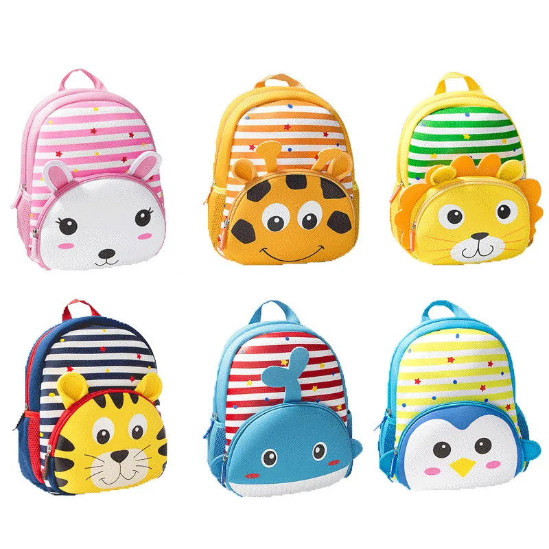 

Newborn Baby Boys Girls 3D Cute Cartoon Animal Backpack Children Toddler Kids Nursery kindergarten School Bag