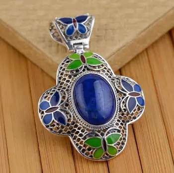 

S925 filaments Shaolan female exquisite pendant Beijing traditional craft